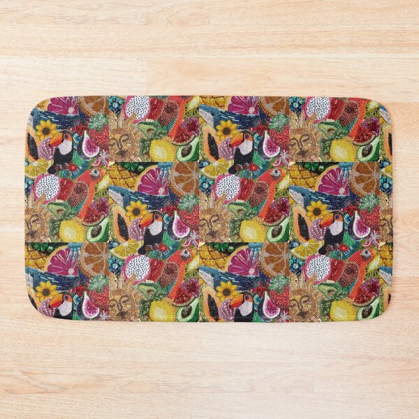 Item preview, Bead Collage Aesthetic — Tropical Fruits & Birds designed and sold by LuckyStarShop7.