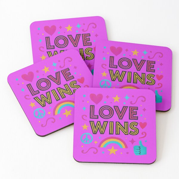Item preview, LOVE WINS designed and sold by Brickroad Dsigns.