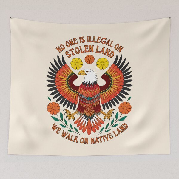 Item preview, No one is illegal on stolen land designed and sold by BuxomBabe21.