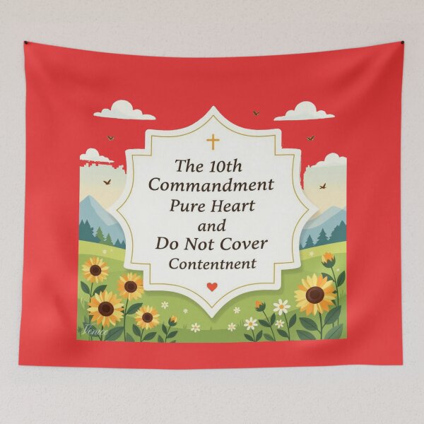 Item preview, The 10th Commandment – Light of God,   designed and sold by PaintMeWorld.