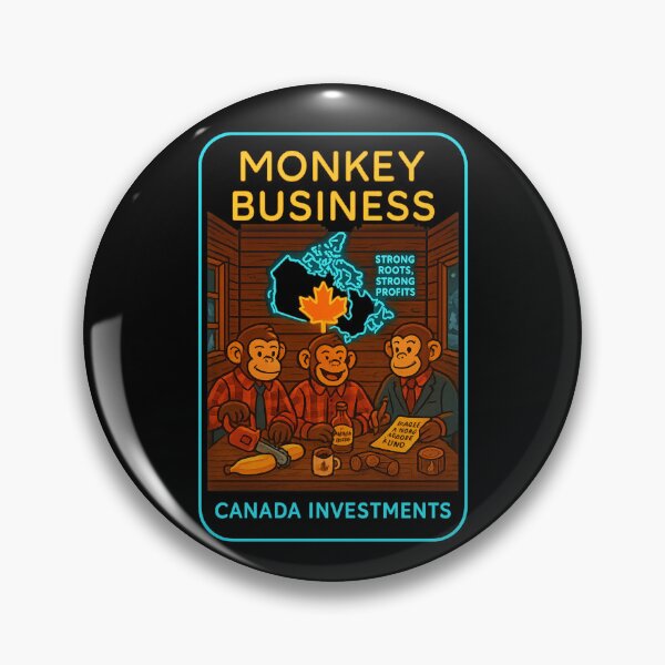 Item preview, MONKEY BUSINESS – Canada Investments T-Shirt designed and sold by NAJURE.