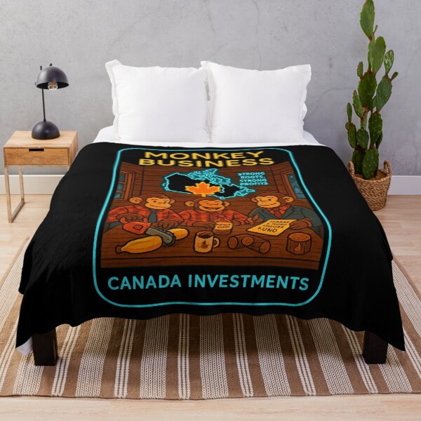 Item preview, MONKEY BUSINESS – Canada Investments T-Shirt designed and sold by NAJURE.