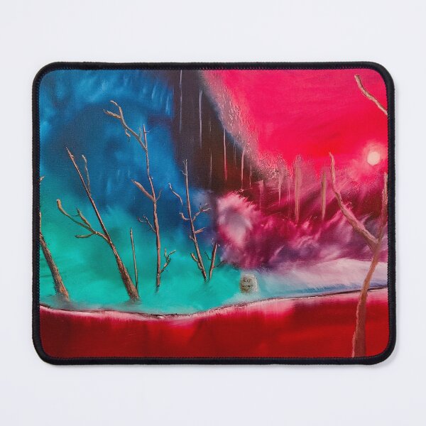 Item preview, The Place That Waits - eerie landscape oil painting designed and sold by ArtisticLynnsanity.