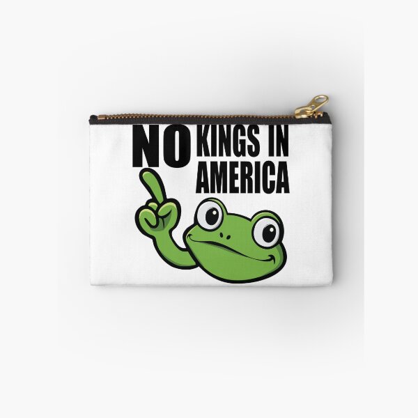 Item preview,  NO KINGS IN  AMERICA - FROG - RESIST - TEXT - NOPE designed and sold by Gihan-Design.