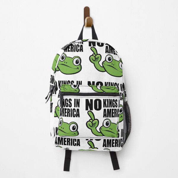 Item preview, NO KINGS IN AMERICA - FROG - RESIST - TEXT - NOPE designed and sold by Gihan-Design.