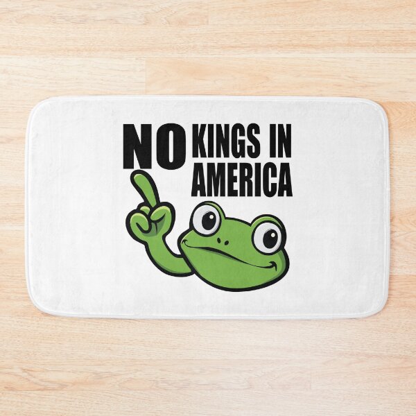Item preview,  NO KINGS IN  AMERICA - FROG - RESIST - TEXT - NOPE designed and sold by Gihan-Design.