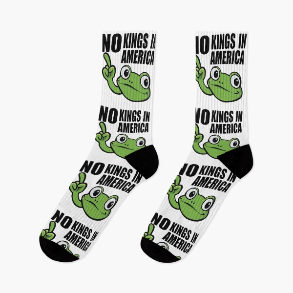 Item preview,  NO KINGS IN  AMERICA - FROG - RESIST - TEXT - NOPE designed and sold by Gihan-Design.