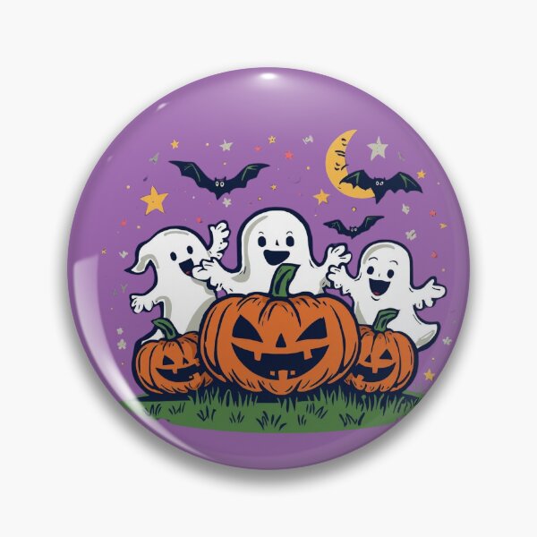 Item preview, Happy Ghosts & Pumpkins - Cute Halloween Kids T-Shirt designed and sold by Stanley the Creator.