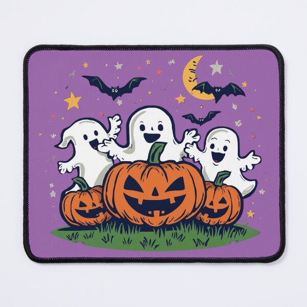 Item preview, Happy Ghosts & Pumpkins - Cute Halloween Kids T-Shirt designed and sold by Stanley the Creator.