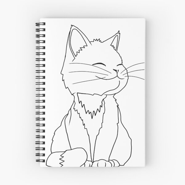 Item preview, Dibujo lineal de gato designed and sold by GingerCatCo.