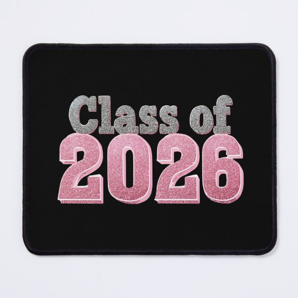 Item preview, Pink glittery Class of 2026 designed and sold by MendaciousMina.