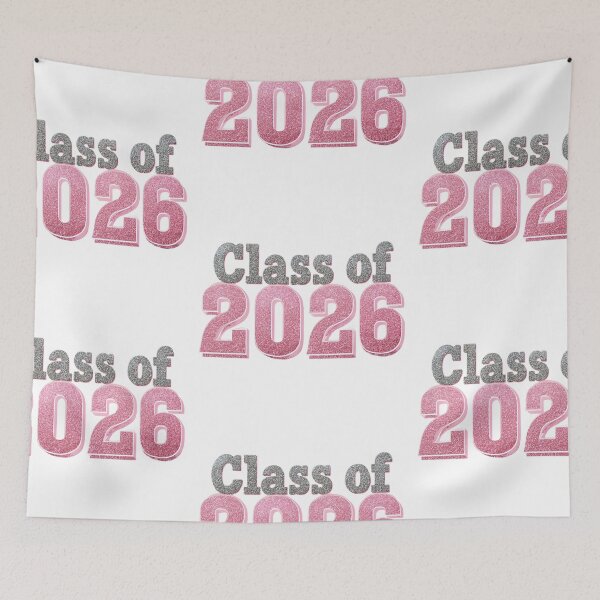 Item preview, Pink glittery Class of 2026 designed and sold by MendaciousMina.