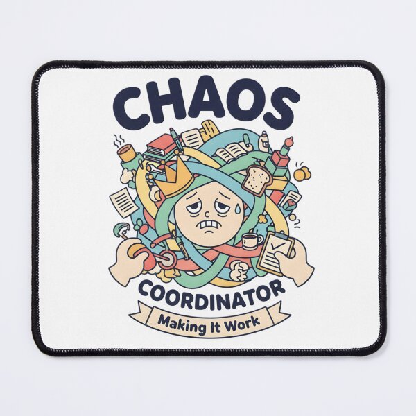 Item preview, Funny Chaos Coordinator Gift T-Shirt - Cute Cartoon Design for Moms, Teachers & Assistants designed and sold by Painter1Joyx.