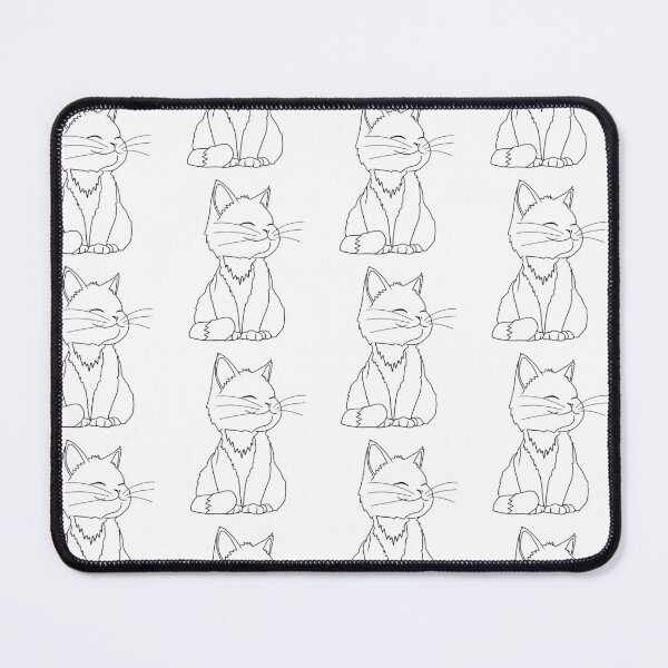 Item preview, Cat drawing multiple pattern designed and sold by GingerCatCo.