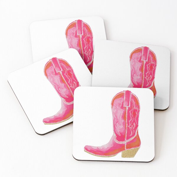 Item preview, Pink and gold cowgirl boot designed and sold by MendaciousMina.