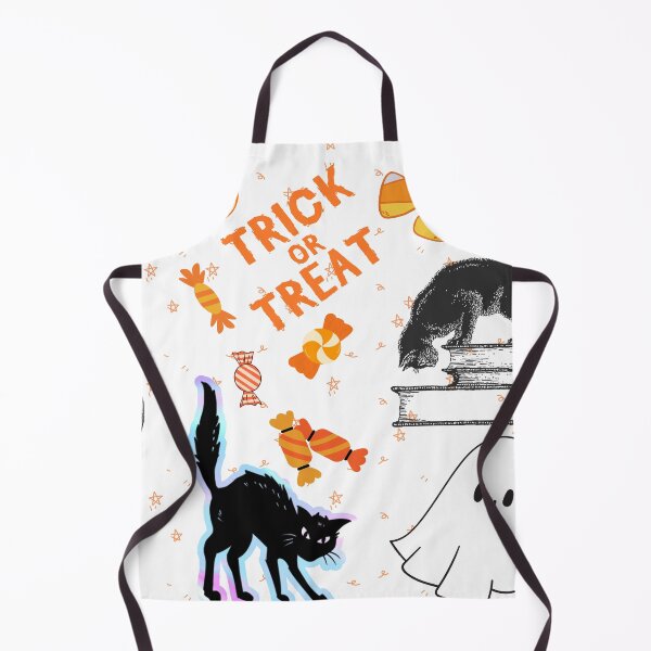 Item preview, Candy and Cat Halloween pattern designed and sold by LavenderChill04.
