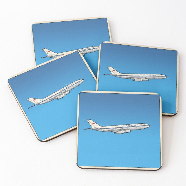 Item preview, Soviet Jet Airliner – USSR Aviation Retro art designed and sold by EMairplanes.