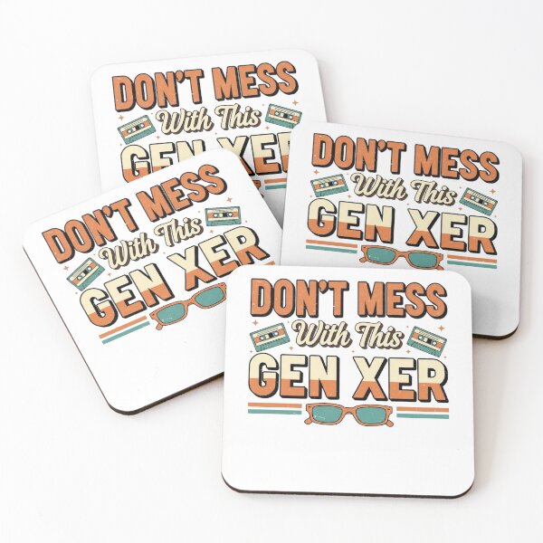 Item preview, Don’t Mess With This Gen Xer T-Shirt – Funny Retro Vintage Gen X Attitude Design designed and sold by LuxeGraphix.