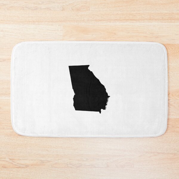 Item preview, Georgia Map Silhouette – Minimal Black designed and sold by Paper Drip.