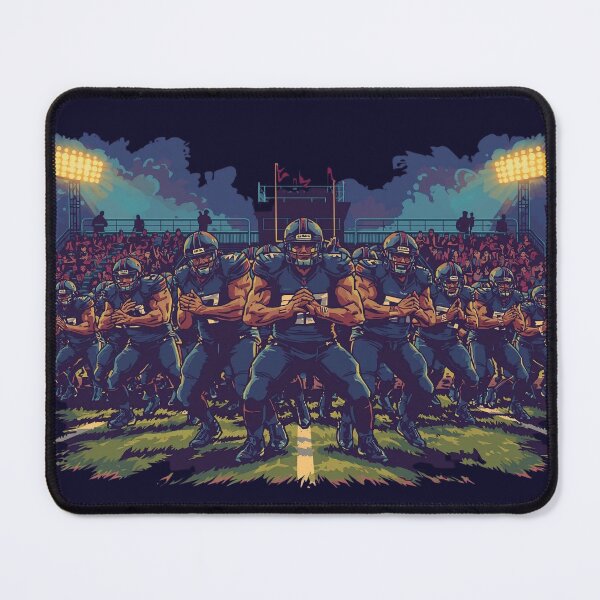 Item preview, Dynamic Football Team Huddle | Dark & Gritty Comic Book Style Art designed and sold by Caira-Design.
