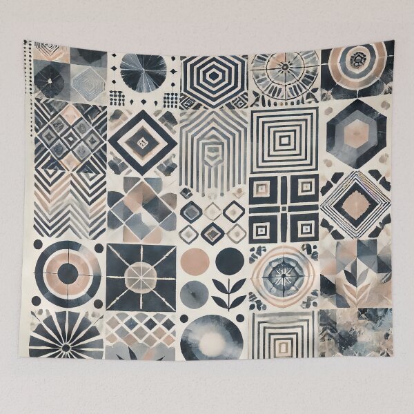 Item preview, Mid Century Modern Abstract Geometric Retro Design Art designed and sold by PinUpPizzazz.