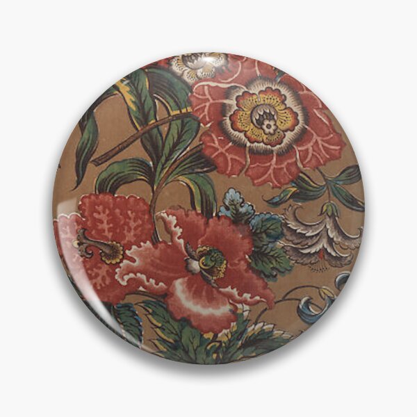 Item preview, British Floral Textile 1835 designed and sold by AnimaliaStar.