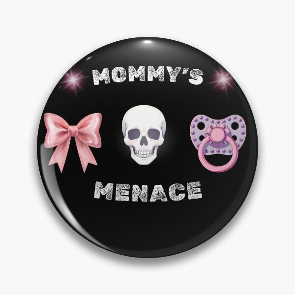 Item preview, Mommy’s Menace – Goth Kawaii  Humor Design designed and sold by VelvetChaosCove.