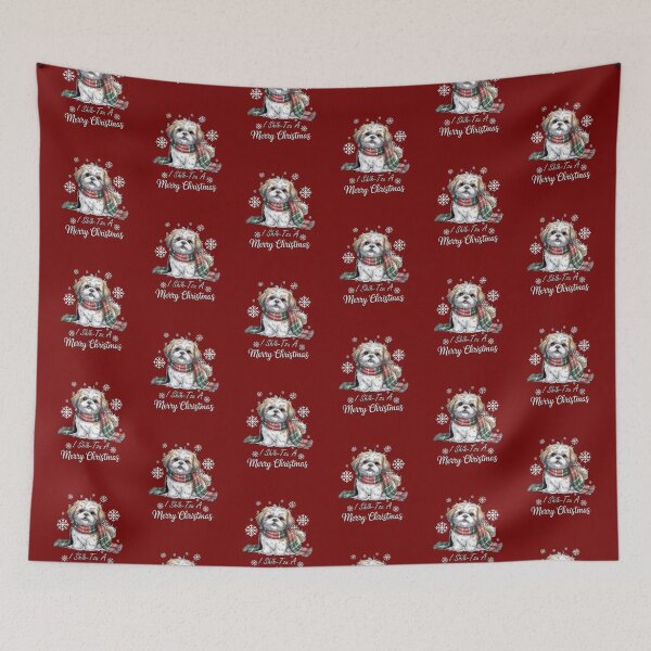 Item preview, Shihtzu Dog I Shih Tzu A Merry Christmas designed and sold by tamdevo1.