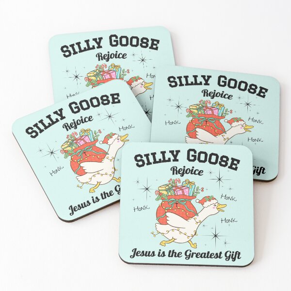 Item preview, Santa Silly Goose Christmas is for Jesus the Reason For the Season designed and sold by Forevermore.