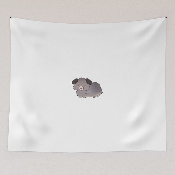 Item preview, Silver Agouti Guinea Pig Kawaii Illustration designed and sold by casserolepets.