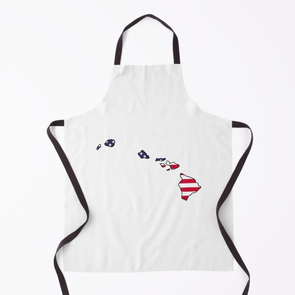 Item preview, Hawaii  USA Flag Silhouette – Stars and Stripes State Outline designed and sold by Paper Drip.