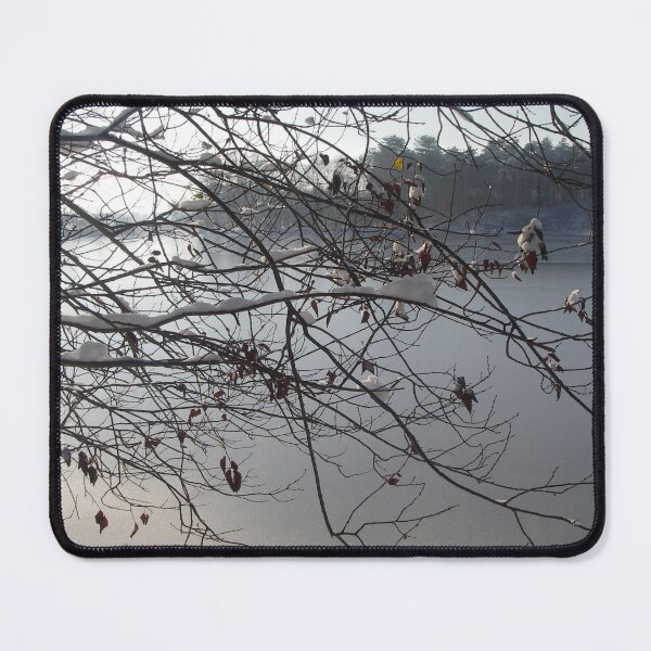 Item preview, Branches hanging over frozen lake designed and sold by CreaTwinkles.