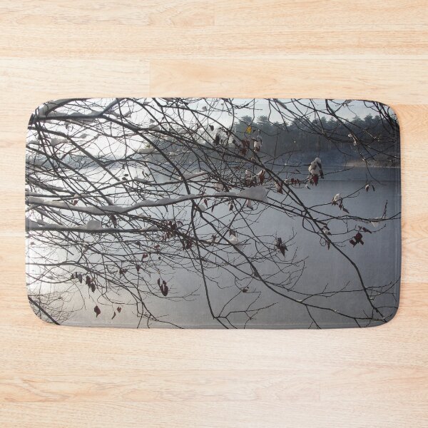 Item preview, Branches hanging over frozen lake designed and sold by CreaTwinkles.