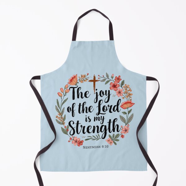 Item preview, The Joy of the Lord is my Strength flowery design designed and sold by BlessedHandsDesigns.