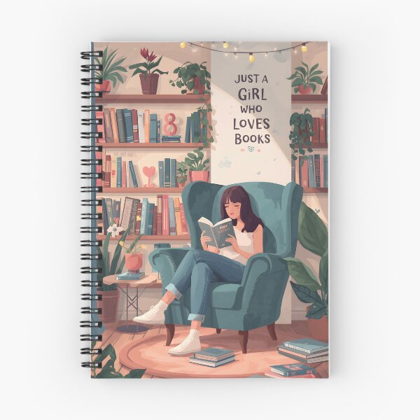 Item preview, Just a Girl Who Loves Books designed and sold by The Dream Lab.