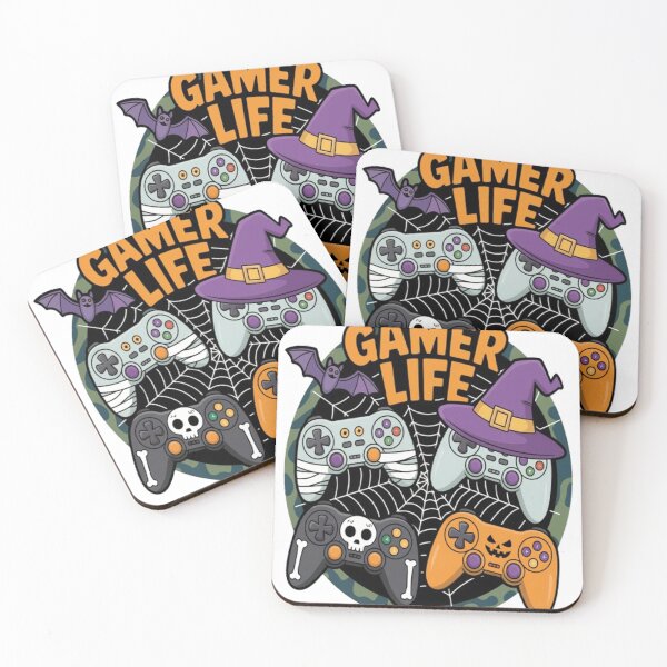 Item preview, Gamer Life Halloween – Spooky and Cute Gamepads designed and sold by faamyo.