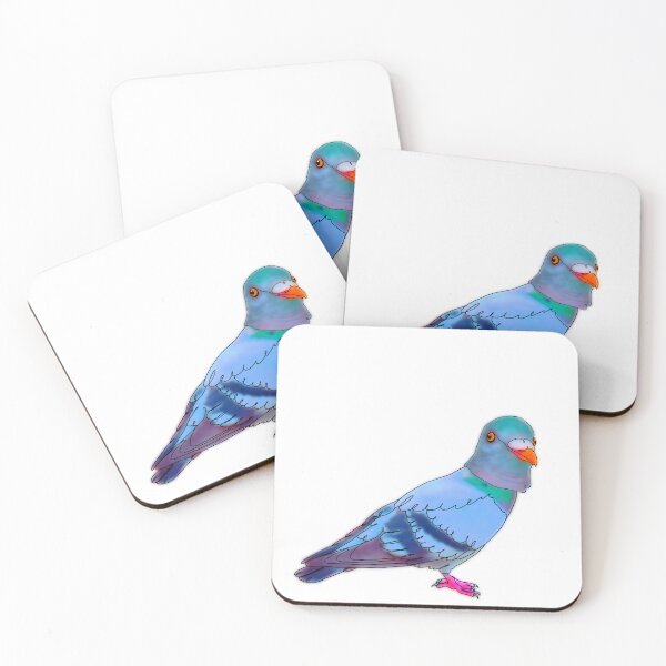 Item preview, pigeon in pigeon hat - animalzinhats  designed and sold by Ashley’sAnimalz.