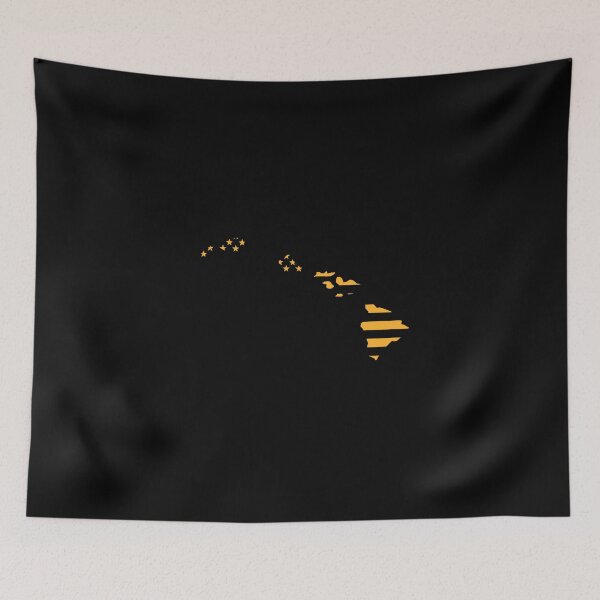 Item preview, Hawaii USA Flag Silhouette – Stars and Stripes State Outline designed and sold by Paper Drip.