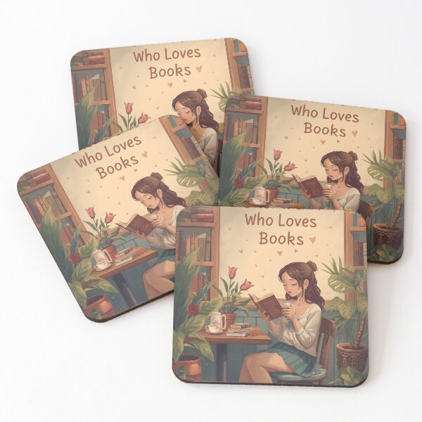 Item preview, Just a Girl Who Loves Books #4 designed and sold by The Dream Lab.