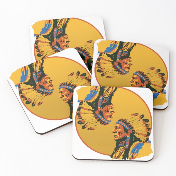 Item preview, Abstract Sitting Bull Native American Design designed and sold by Eyanosa Native Design.