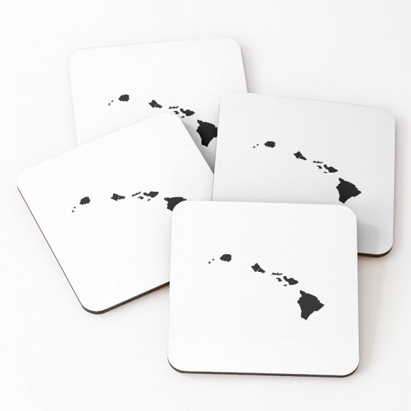 Item preview, Hawaii Map Silhouette – Minimal Black designed and sold by Paper Drip.