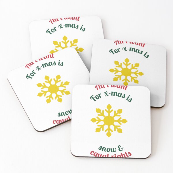 Item preview, All i want for x-mas is snow and equal rights  designed and sold by Helenene.