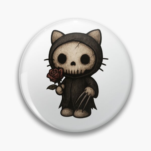 Item preview, Hello Creepy Kitty The Scream in the Dark designed and sold by art-emissa.