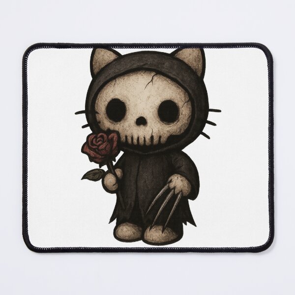 Item preview, Hello Creepy Kitty The Scream in the Dark designed and sold by art-emissa.