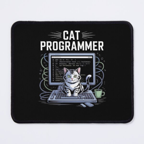 Item preview, Cat Programmer designed and sold by Mateusz Majcherek.
