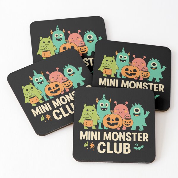 Item preview, Mini Monster Club – Cute Halloween Design designed and sold by AddictiveDesign.