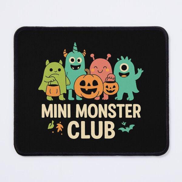 Item preview, Mini Monster Club – Cute Halloween Design designed and sold by AddictiveDesign.