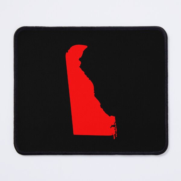 Item preview, Delaware Map Silhouette – Minimal Red designed and sold by Paper Drip.