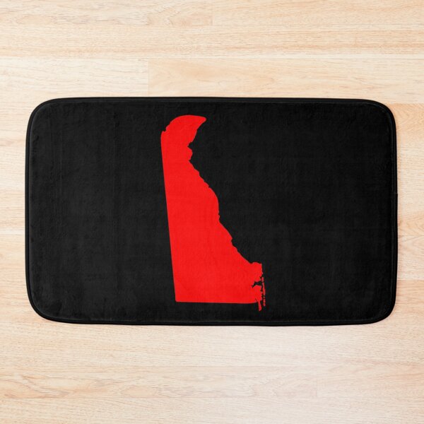 Item preview, Delaware Map Silhouette – Minimal Red designed and sold by Paper Drip.