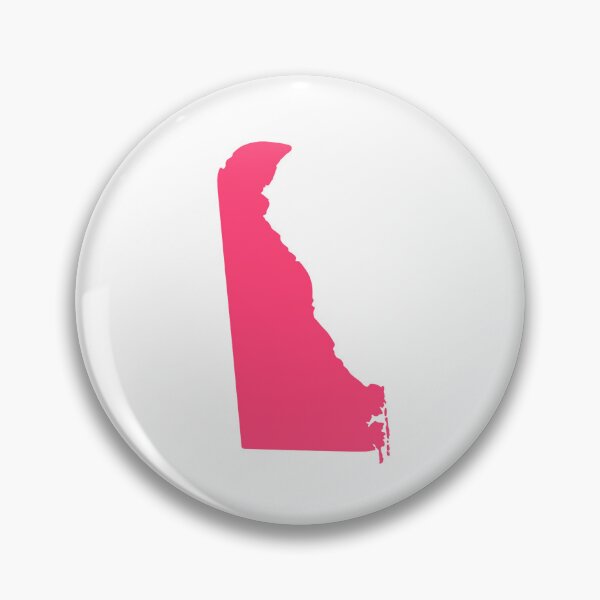 Item preview, Delaware Map Silhouette – Minimal Pink designed and sold by Paper Drip.